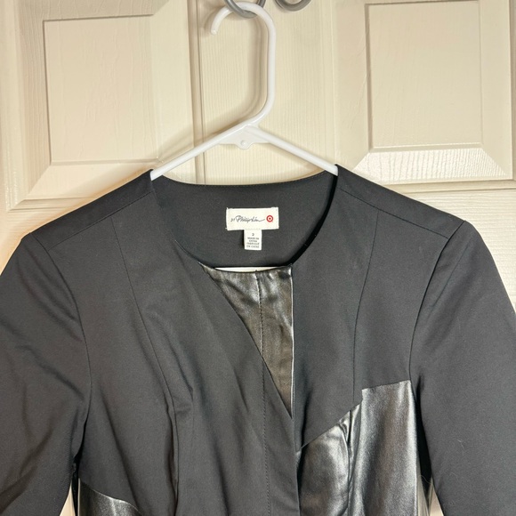 NEW Phillip Lim For Target Faux Leather Mini Dress - Picture 5 of 11
